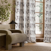 HAF0681-03 Takara Embroidery Steel / Chalk Signature Fabric by Harlequin