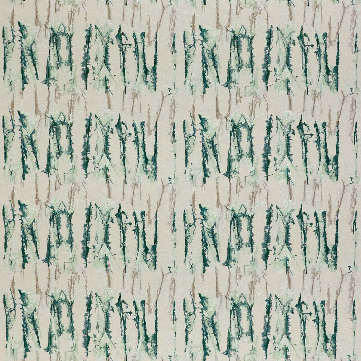 HAF0681-05 Takara Embroidery Forest / Stone Signature Fabric by Harlequin