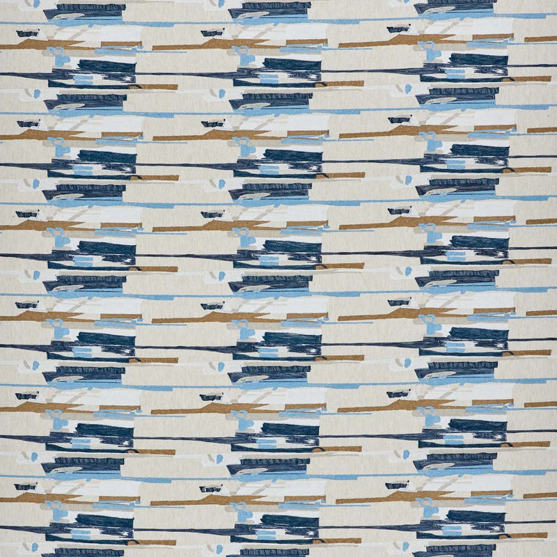HAF0682-01 Zeal II Indigo / Julip / Sky / Stone Signature Fabric by Harlequin