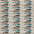 HAF0682-02 Zeal II Atlantic / Rosewood / Denim Signature Fabric by Harlequin