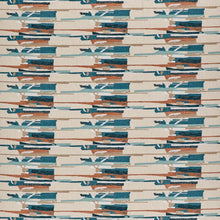 HAF0682-02 Zeal II Atlantic / Rosewood / Denim Signature Fabric by Harlequin