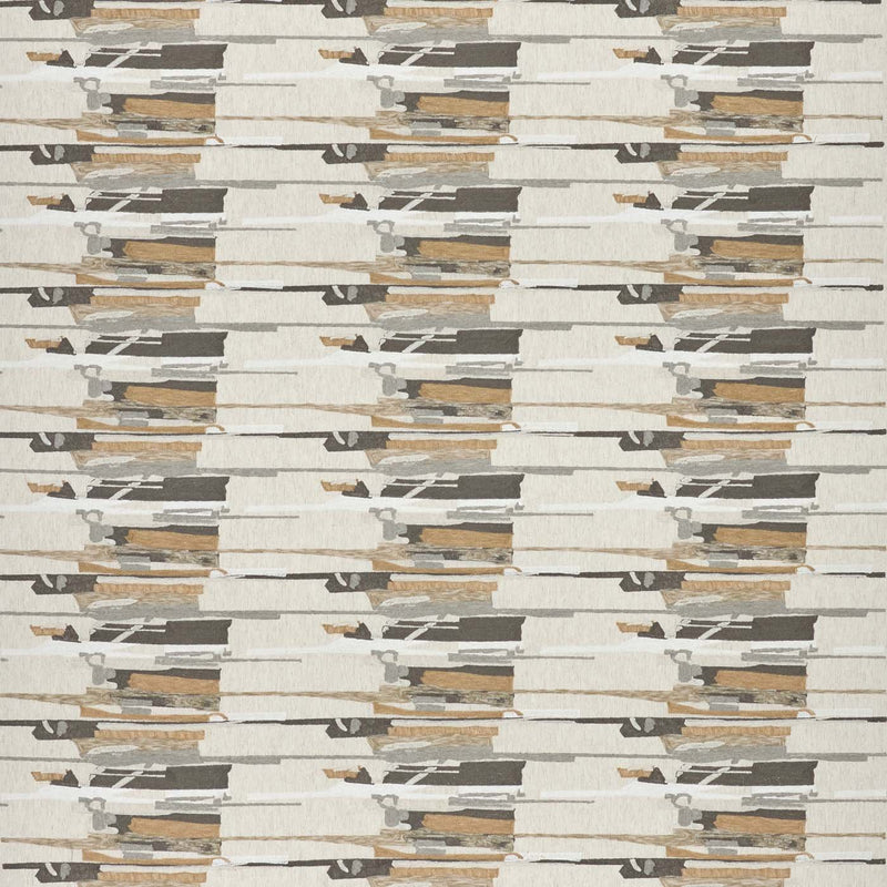 HAF0682-04 Zeal II Pebble / Oat / Straw Signature Fabric by Harlequin