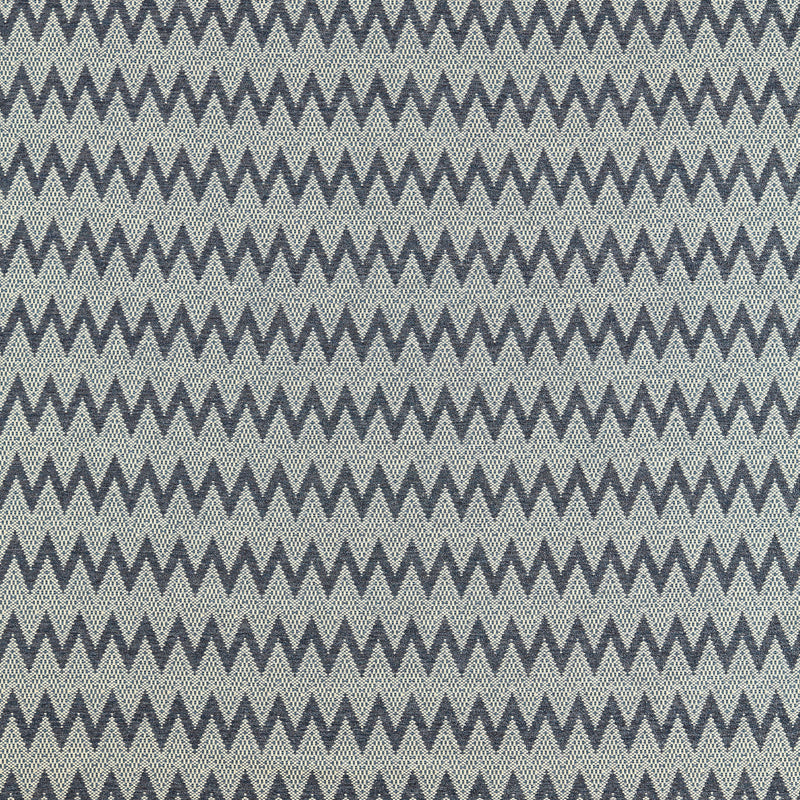 134609 Akari Weaves Storm and Cornflower Fabric by Harlequin