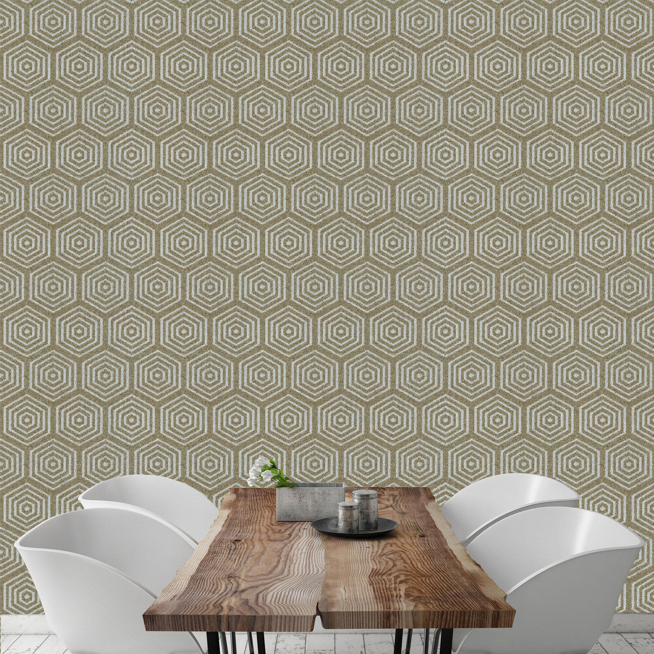 HAL0720 Four Halo Wallpaper by Today Interiors