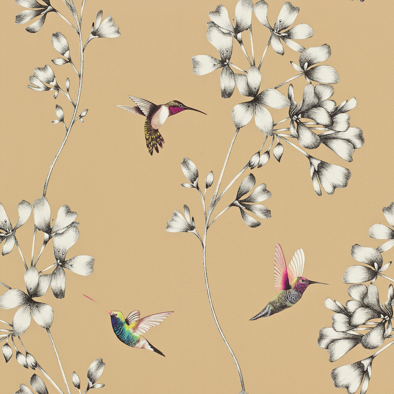 111063 Amazilia Idyllic Bronze Wallpaper by Harlequin