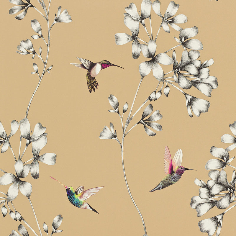 111063 Amazilia Idyllic Bronze Wallpaper by Harlequin