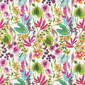 Nalina Harlequin Flamingo/Papaya/Loganberry Fabric by Harlequin