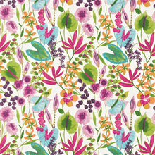 120331 Nalina Amazilia Flamingo Papaya Loganberry Harlequin Fabric