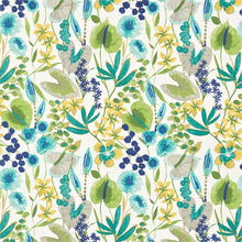 120335 Nalina Amazilia Zest/Lagoon/Gooseberry Fabric by Harlequin