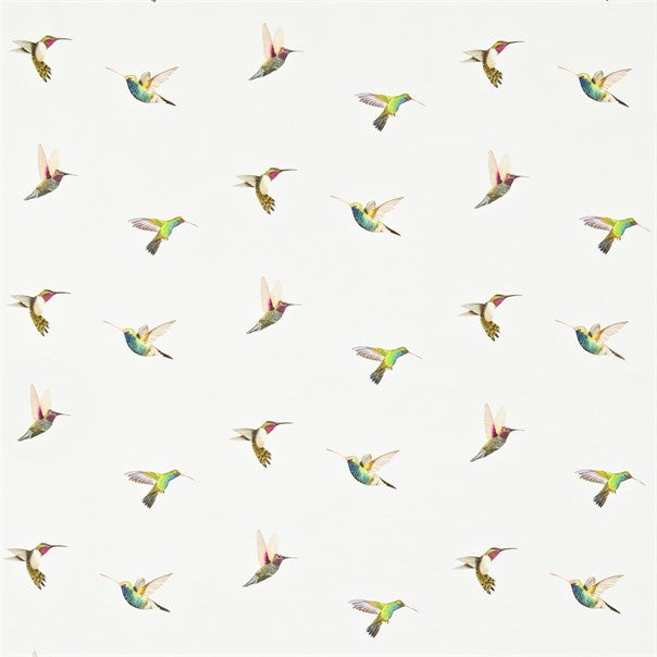 120350 Amazilia Flamingo/Papaya/Apple Fabric by Harlequin