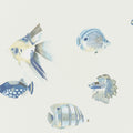 Kamanu Indigo/Pebble Wallpaper by Harlequin