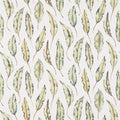 Kinina Anthozoa Graphite Mustard Fabric by Harlequin
