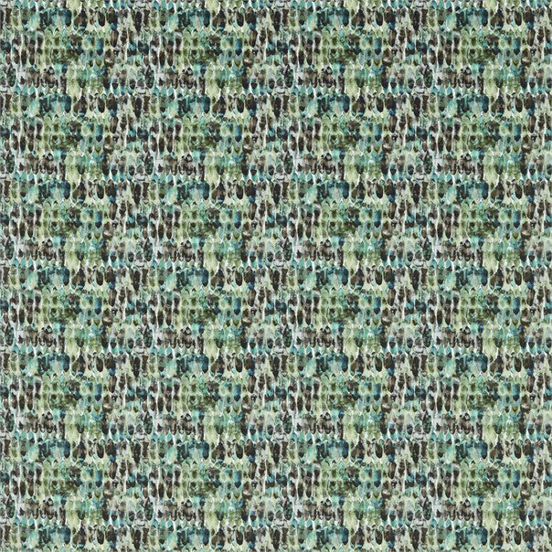 120608 Kelambu Anthozoa Emerald Lime Fabric by Harlequin