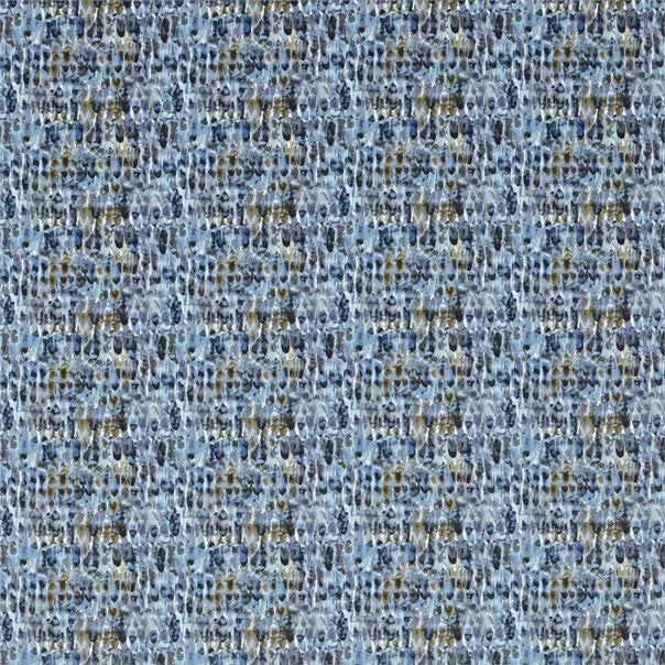 120609 Kelambu Anthozoa Indigo Pebble Fabric by Harlequin