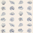 120613 Kabibi Anthozoa Indigo Fabric by Harlequin