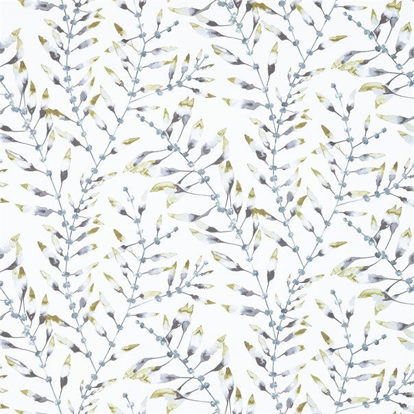 120617 Chaconia Anthozoa Lagoon Linden Fabric by Harlequin