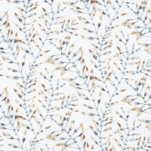 120618 Chaconia Anthozoa Amber Slate Fabric by Harlequin