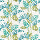 Toshiko Atelier Emerald Zest Marine Fabric by Harlequin