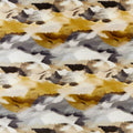 Minako Atelier Gold Charcoal Fabric by Harlequin