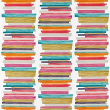 120807 Calcine Atelier Teal Fuchsia Mandarin Fabric by Harlequin