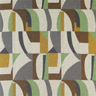 132870 Bodega Atelier Saffron Charcoal Wasabi Harlequin Fabric