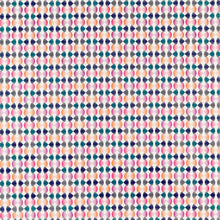 132879 Maiolica Atelier Fuchsia Mandarin Indigo Harlequin Fabric