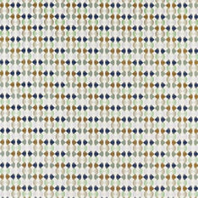 132881 Maiolica Atelier Ink Wasabi Gold Fabric by Harlequin