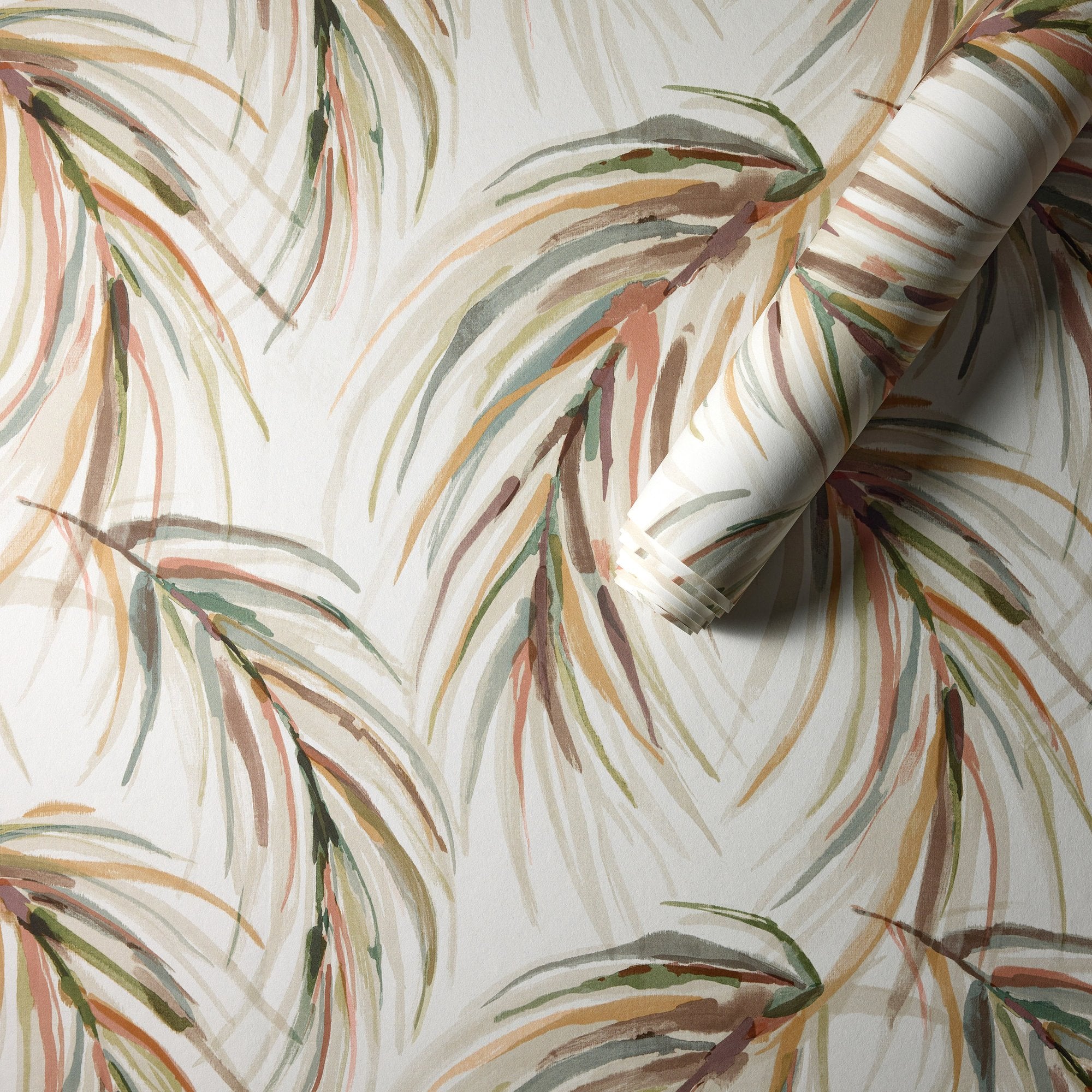 HAW0339-01 Alvaro Rosewood / Plum / Olive Signature Wallpaper by Harlequin