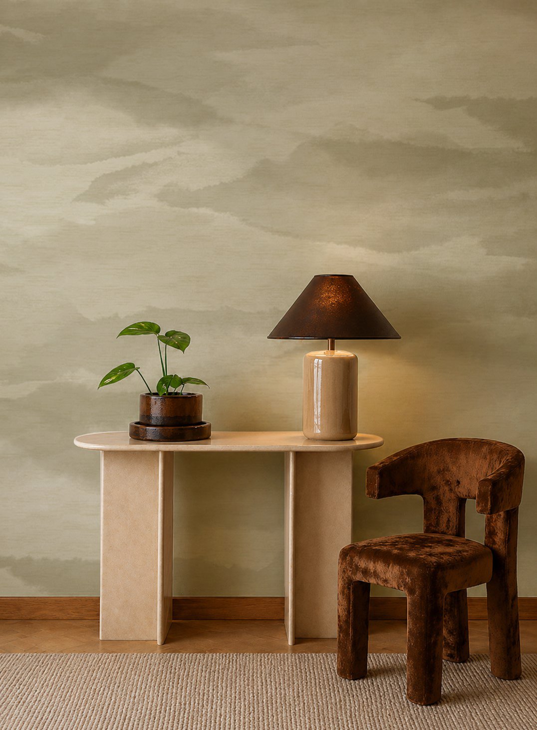 HAW0344-02 Minako Fog Signature Mural by Harlequin