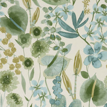 HAW0346-02 Nalina Honey / Clover / Sky Signature Wallpaper by Harlequin