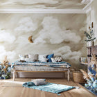 113002 Air Colour 4 Golden Light Wallpaper by Harlequin