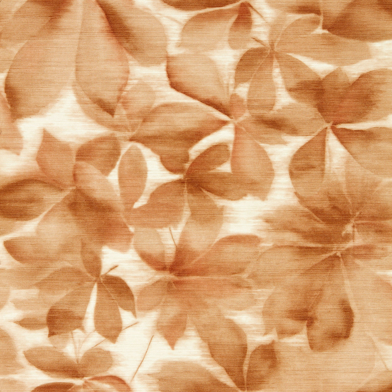 113007 Grounded Colour 4 Baked Terracotta and Parchment Wallpaper by Harlequin