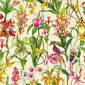 Kalina Colour 4 Parchment, Forest and Azalea Wallpaper by Harlequin