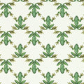 Wood Frog Colour 4 Forest and Chalk Wallpaper by Harlequin