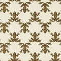 Wood Frog Colour 4 Gold and Parchment Wallpaper by Harlequin