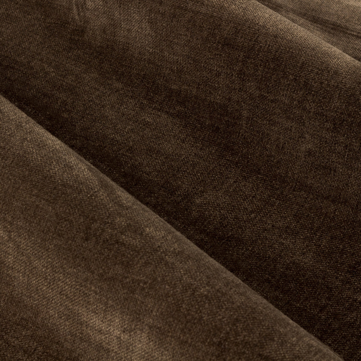 Heavy Chenille Brown Fabric by Yard