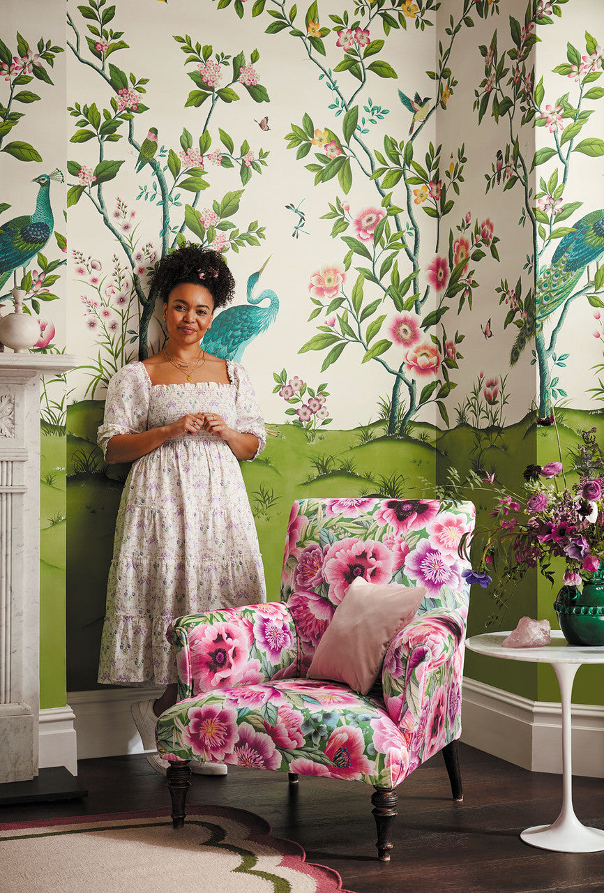 112891 ( HDHW112891 ) Florence Harlequin x Diane Hill Wallpaper By Harlequin