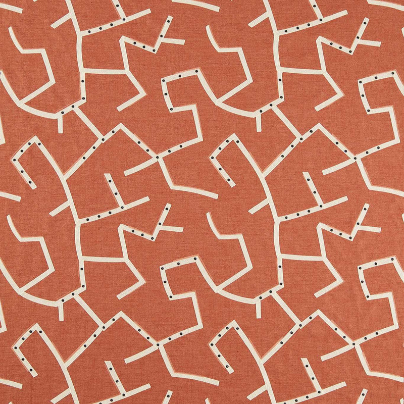 134682 Saraceno Defined Momentum Rust Fabric by Harlequin