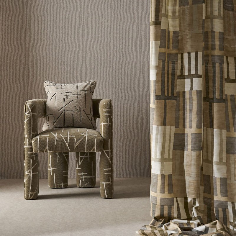 134687 Monolith Defined Momentum Sapphire/Limestone Fabric by Harlequin