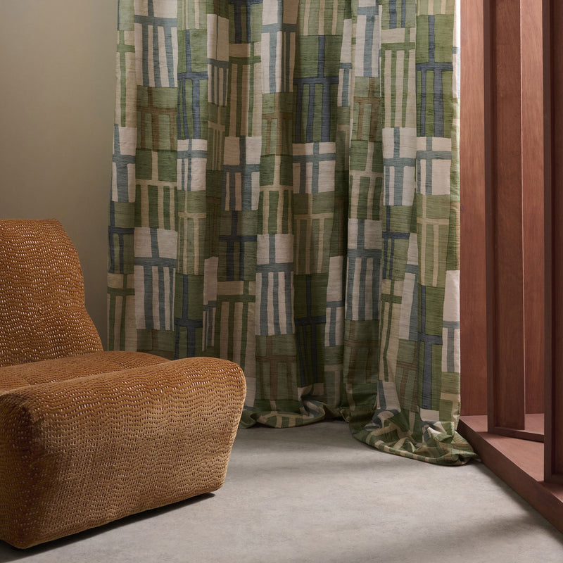 134688 Monolith Defined Momentum Jade/Kyanite Fabric by Harlequin