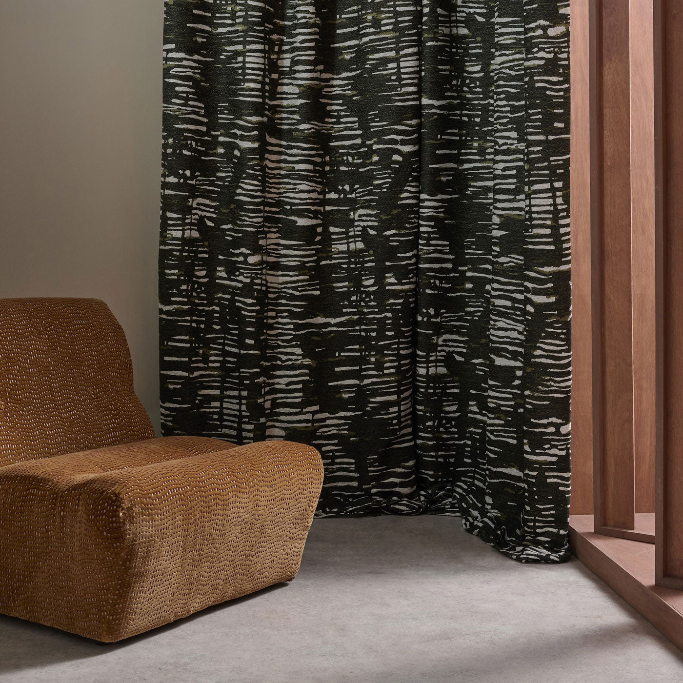 134699 Oceanic Defined Momentum Moss/Olivine Fabric by Harlequin