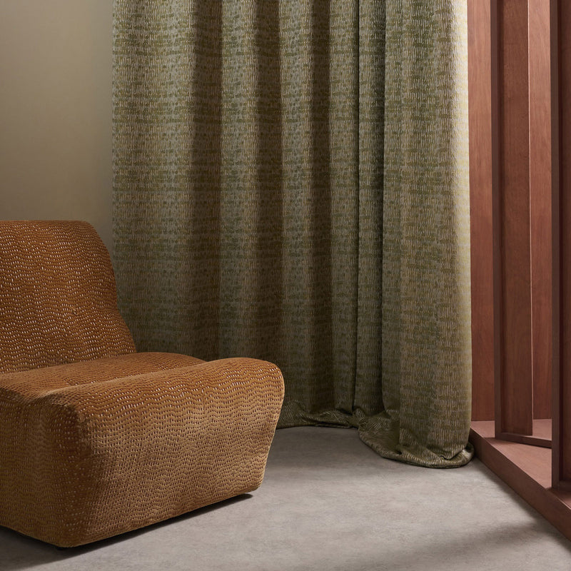 134701 Silt Defined Momentum Olivine/Jade Fabric by Harlequin