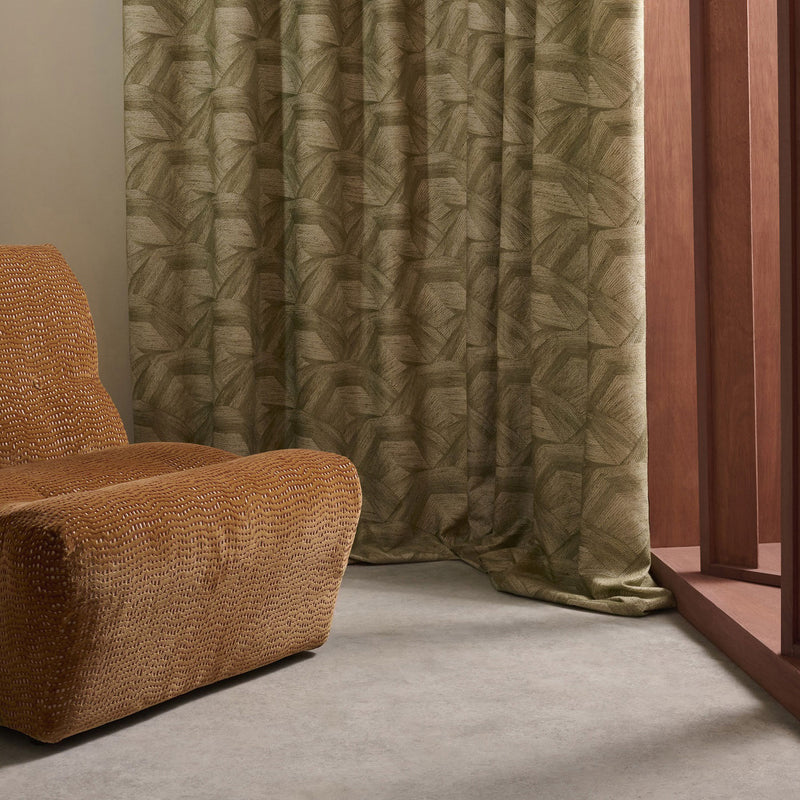 134715 Cartography Defined Momentum Moss Fabric by Harlequin