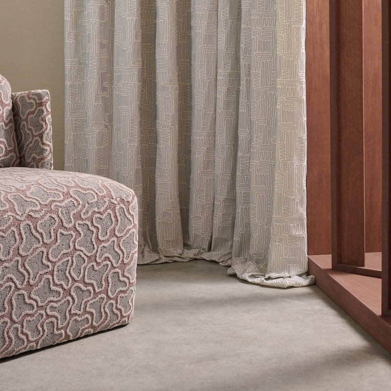 134721 Hollow Defined Momentum Sky Fabric by Harlequin