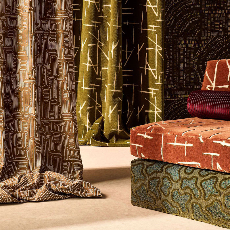 134723 Hollow Defined Momentum Tan Fabric by Harlequin