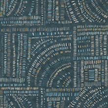 113295 Frescoes Defined Momentum Sapphire/Kyanite/Quartz Wallpaper by Harlequin