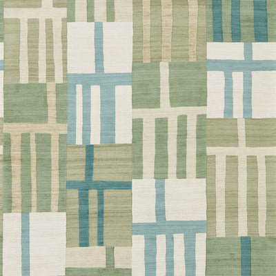 Monolith Defined Momentum Jade/Kyanite Wallpaper by Harlequin