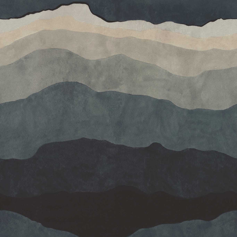 113327 Sedimentary Defined Momentum Midnight Wallpaper by Harlequin