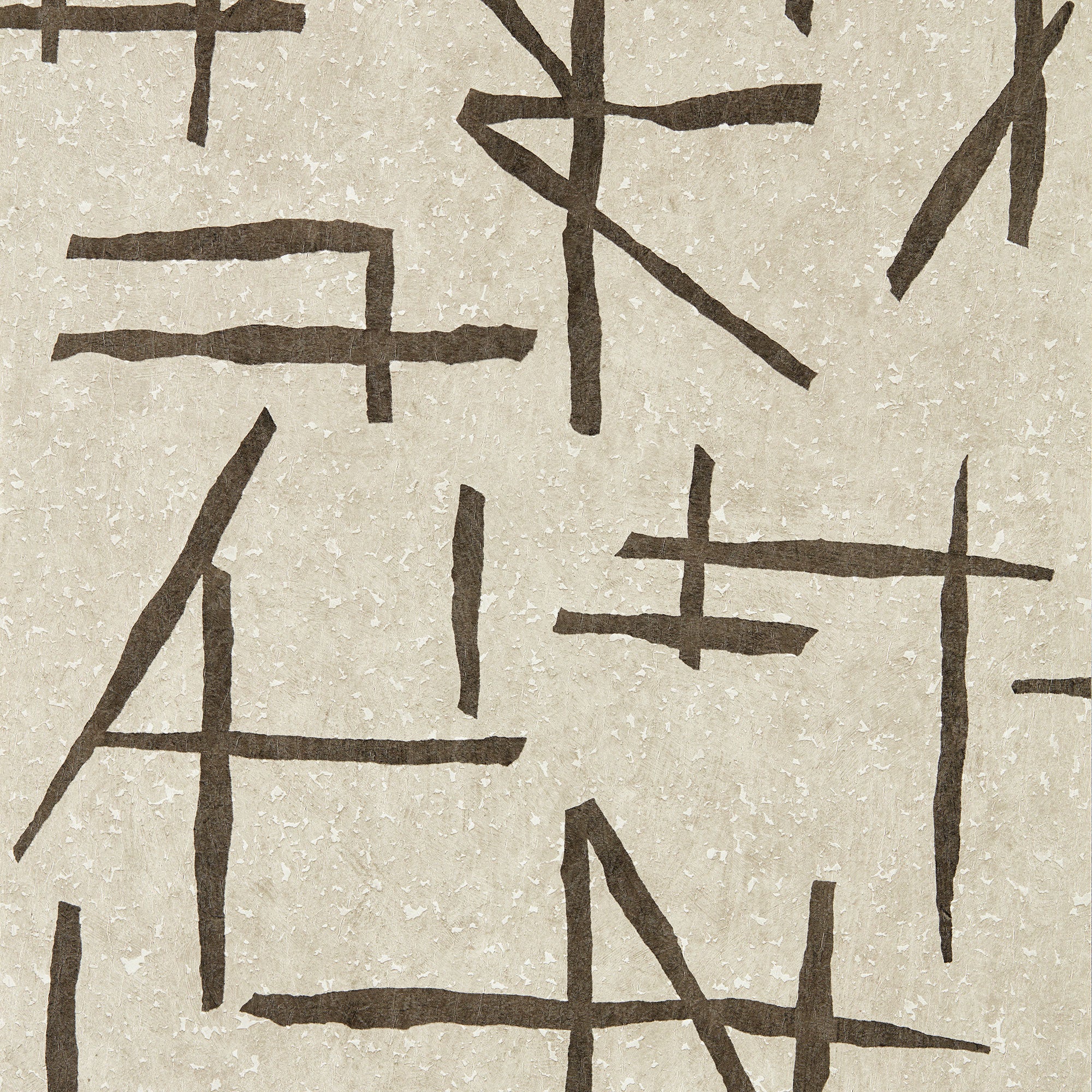 113331 Dolmens Defined Momentum Onyx/Limestone Wallpaper by Harlequin