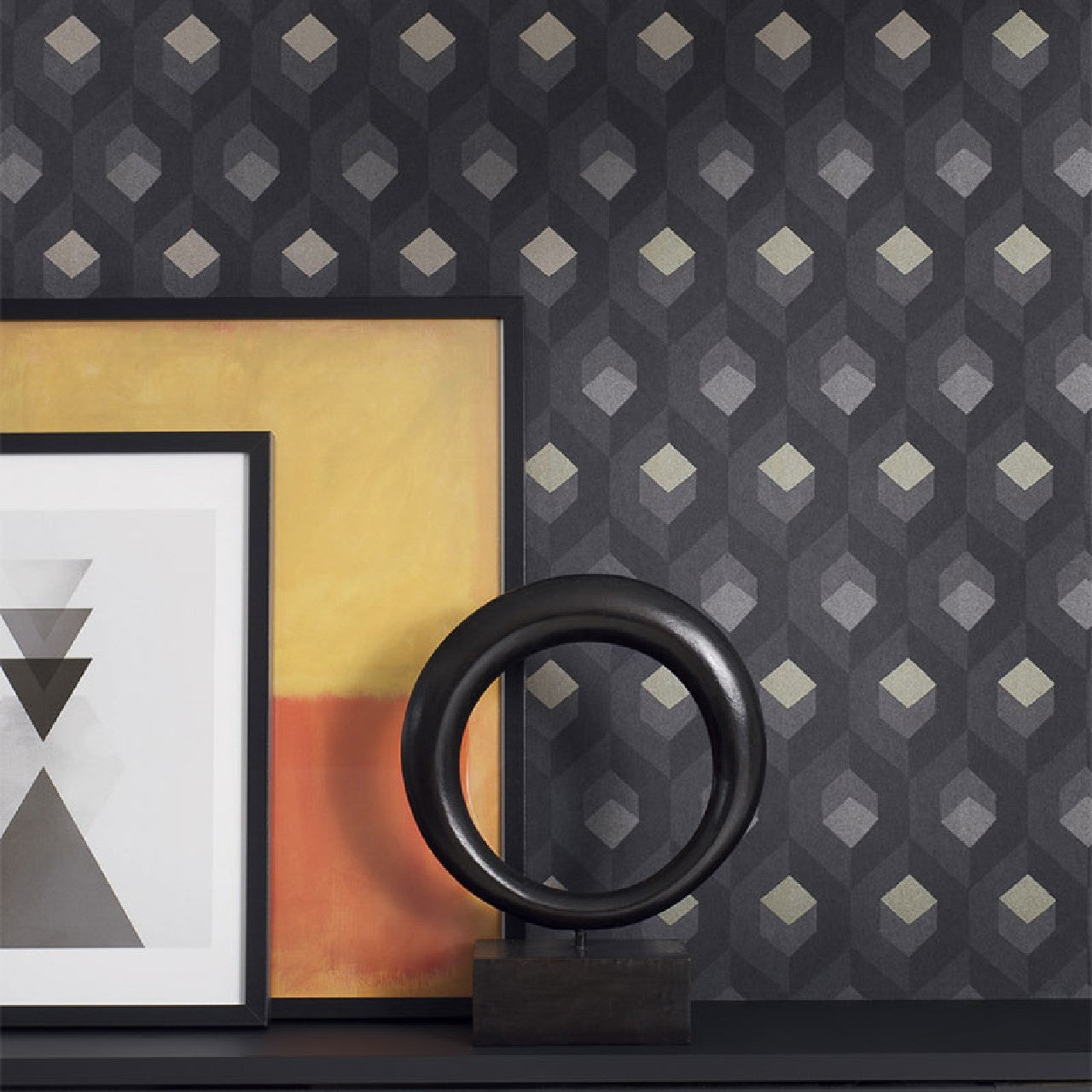 HELS82050102 Hexacube Helsinki Wallpaper By Casadeco